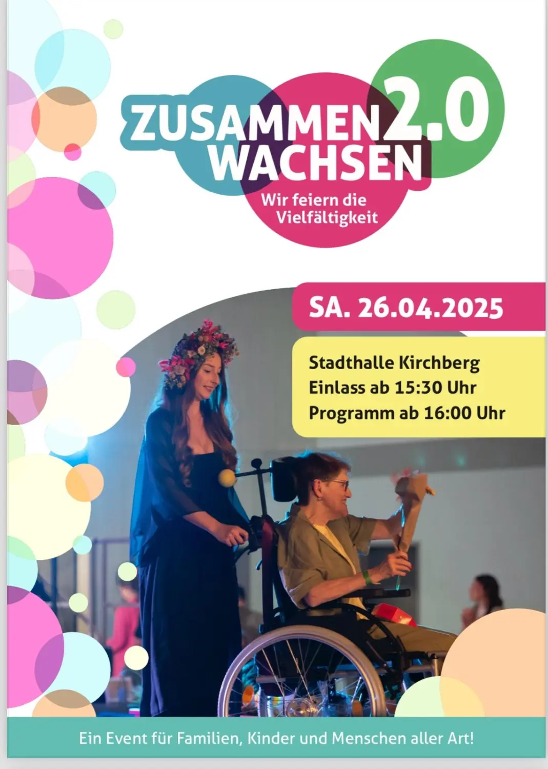 Traumazentrierte Fachberatung Jennifer Konrath- Poster für Zusammenwachsen 2.0